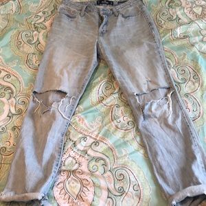 Hollister High Rise Vintage Straight Jeans